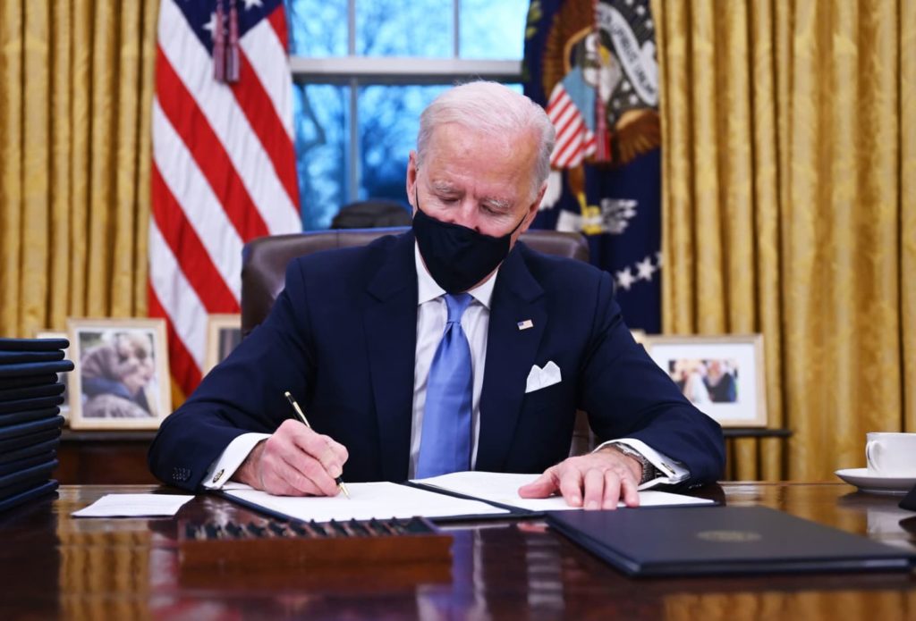 The First Week of Presidency: Biden vs Trump