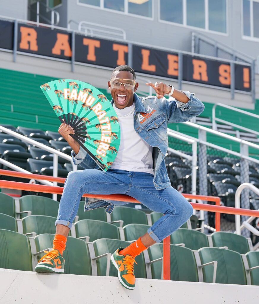 FAMU Alum Sparks Fashion Trend with Rattler Fans